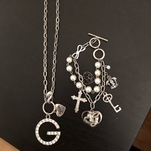 GUESS necklace & Bracelet set